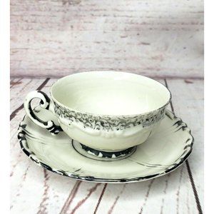 Rare Vintage Mitterteich Bavaria Mini Tea Cup And Saucer